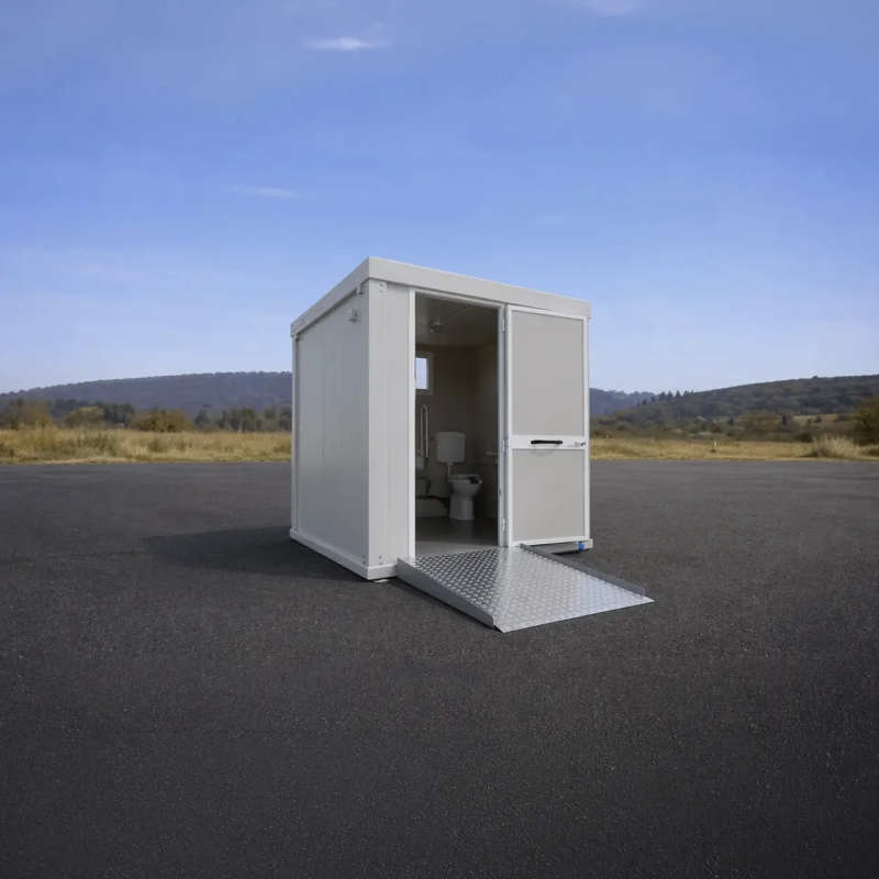 Sanitaires PMR : bungalow sanitaire conforme pour chantiers, collectivités et ERP