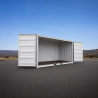 Container 20 pieds Open Side : accès latéral total pour un stockage optimisé